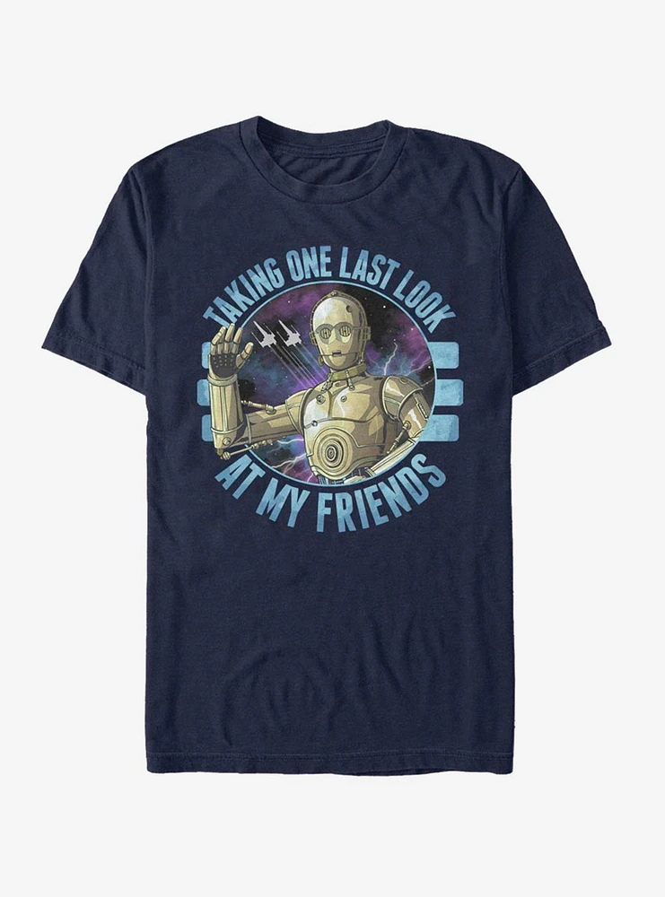 Star Wars Episode IX The Rise Of Skywalker Last Look C3PO T-Shirt