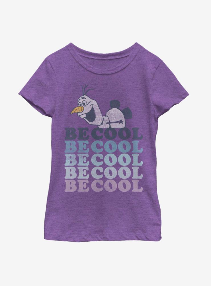 Disney Frozen 2 Olaf Be Cool Youth Girls T-Shirt