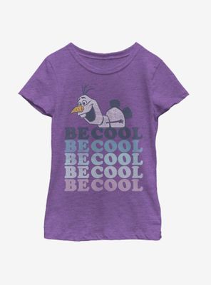 Disney Frozen 2 Olaf Be Cool Youth Girls T-Shirt