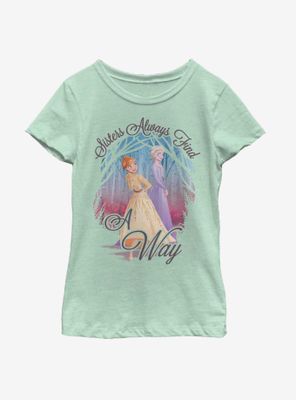 Disney Frozen 2 Sisters Find A Way Youth Girls T-Shirt