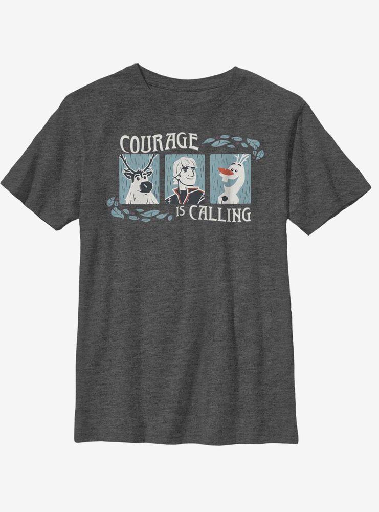 Disney Frozen 2 Courage Woodcut Youth T-Shirt