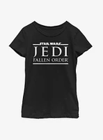 Star Wars Jedi Fallen Order Logo Youth Girls T-Shirt