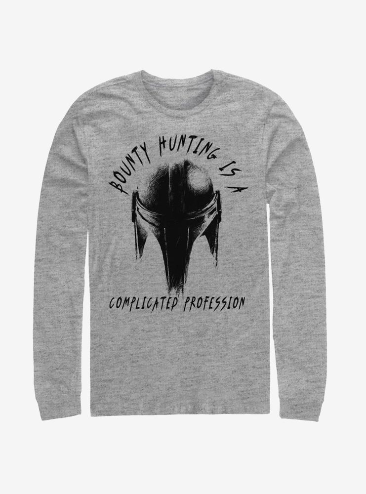 Star Wars The Mandalorian Complicated Profession Long-Sleeve T-Shirt