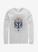 Star Wars The Mandalorian Simple Shield Long-Sleeve T-Shirt