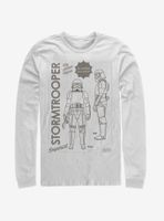 Star Wars The Mandalorian Trooper Poster Long-Sleeve T-Shirt
