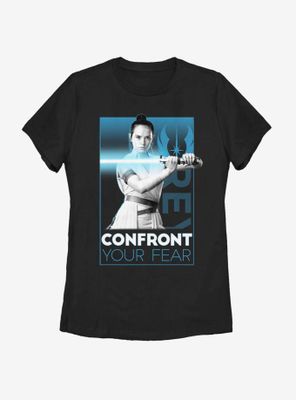Star Wars Episode IX The Rise Of Skywalker Confront Fear Womens T-Shirt