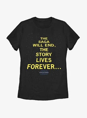 Star Wars Episode IX The Rise Of Skywalker Long Live Womens T-Shirt