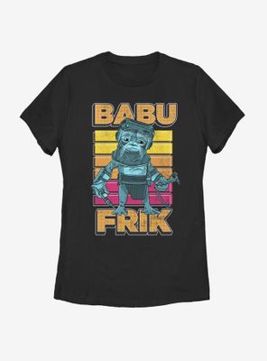 Star Wars Episode IX The Rise Of Skywalker Pop Babu Womens T-Shirt