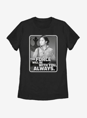 Star Wars Episode IX The Rise Of Skywalker With You Rose Womens T-Shirt