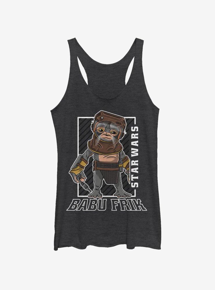 Star Wars Episode IX The Rise Of Skywalker Babu Frik Womens Tank Top