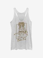 Star Wars Episode IX The Rise Of Skywalker Babu Outline Womens Tank Top