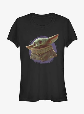 Star Wars The Mandalorian Child Purple Ball Girls T-Shirt