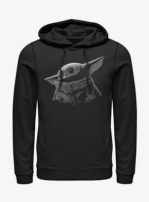 Star Wars The Mandalorian Child Green Grey Hoodie