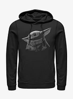 Star Wars The Mandalorian Child Green Grey Hoodie