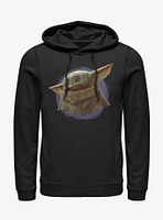 Star Wars The Mandalorian Child Purple Ball Hoodie