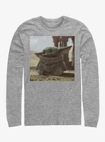 Star Wars The Mandalorian Child Tiny Green Long-Sleeve T-Shirt