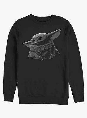 Star Wars The Mandalorian Child Green Grey Sweatshirt