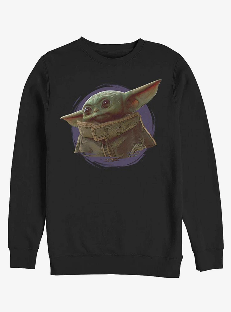 Star Wars The Mandalorian Child Purple Ball Sweatshirt