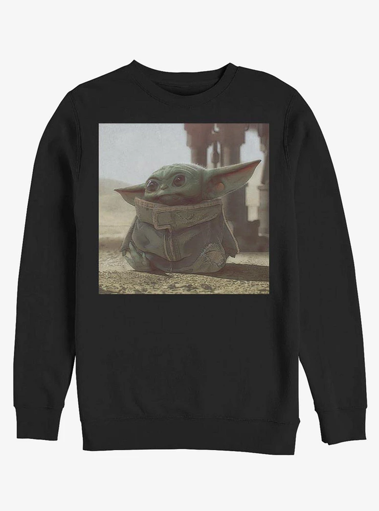 Star Wars The Mandalorian Child Tiny Green Sweatshirt