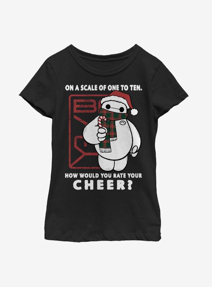 Disney Big Hero 6 Baymax Cheer Scale Youth Girls T-Shirt