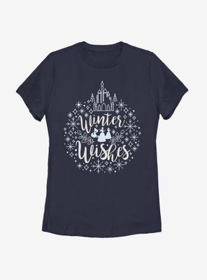 Disney Princesses Winter Wishes Womens T-Shirt