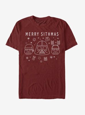 Star Wars Christmas Light Sabers T-Shirt
