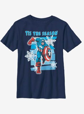 Marvel Captain America Shield Season Youth T-Shirt