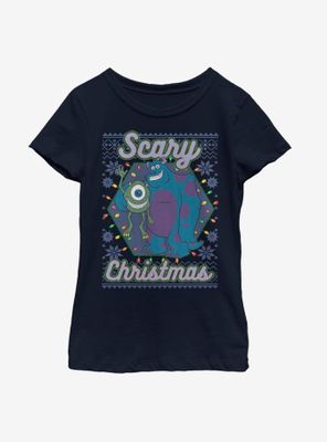Disney Monsters University Scary Christmas Youth Girls T-Shirt