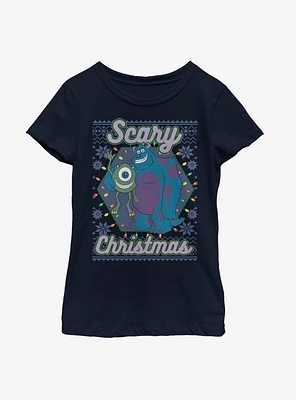 Disney Monsters University Scary Christmas Youth Girls T-Shirt