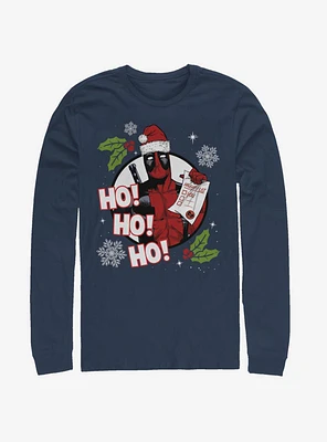 Marvel Deadpool Naughty List Long-Sleeve T-Shirt