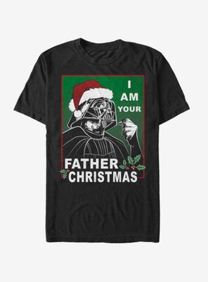 Star Wars Vader Father Christmas T-Shirt