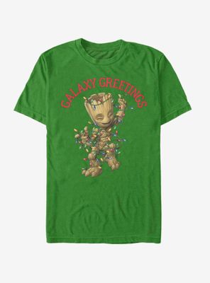 Marvel Guardians Of The Galaxy Christmas Baby Groot T-Shirt