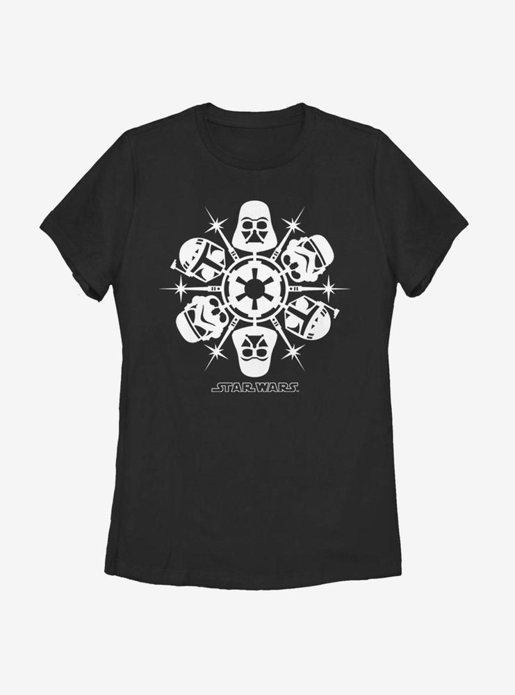 Star Wars Dark Side Flakes Womens T-Shirt