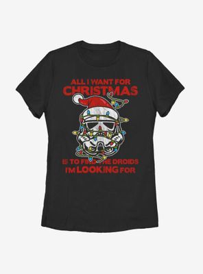 Star Wars Christmas Trooper Womens T-Shirt