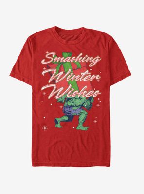 Marvel Hulk Smashing Winter T-Shirt