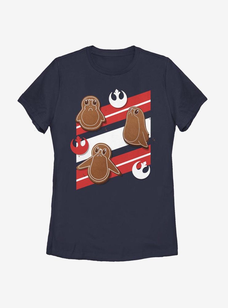 Star Wars Ginger Porgs Womens T-Shirt