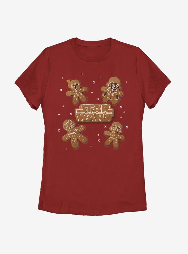 Star Wars Gingerbread Crew Womens T-Shirt