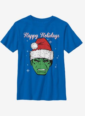 Marvel Hulk Happy Holidays Youth T-Shirt
