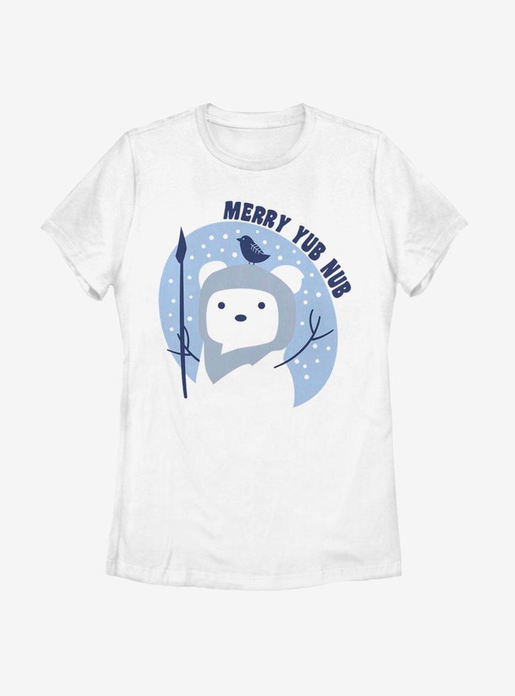 Star Wars Merry Yub Nub Womens T-Shirt