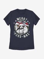 Star Wars Merry Porgmas Womens T-Shirt