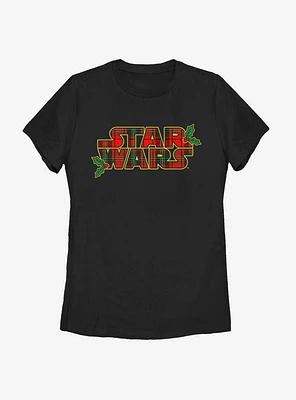 Star Wars Tartan Logo Womens T-Shirt