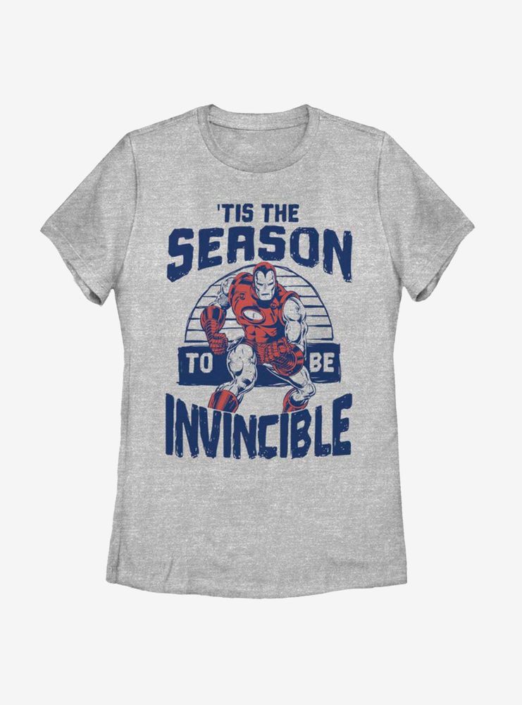 Marvel Iron Man Invincible Season Womens T-Shirt