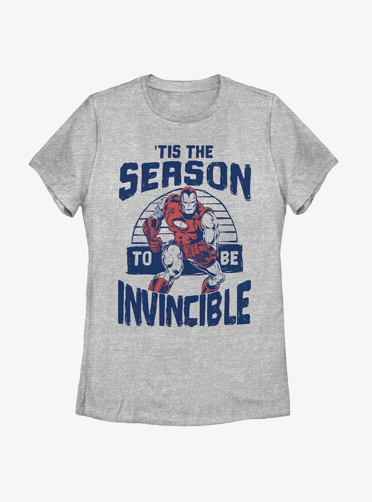 Marvel Iron Man Invincible Season Womens T-Shirt