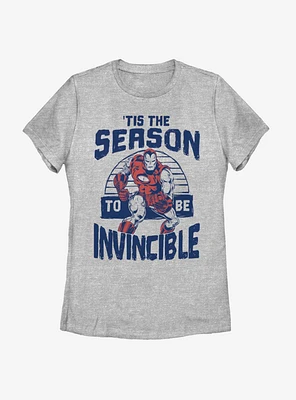 Marvel Iron Man Invincible Season Womens T-Shirt