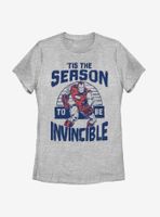 Marvel Iron Man Invincible Season Womens T-Shirt