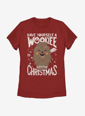Star Wars Wookiee Christmas Womens T-Shirt