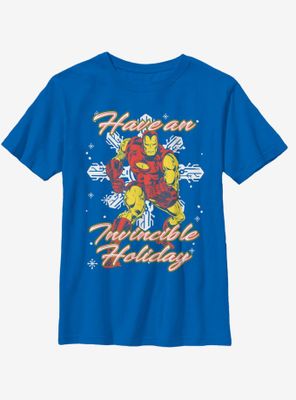 Marvel Iron Man Incredible Holiday Youth T-Shirt