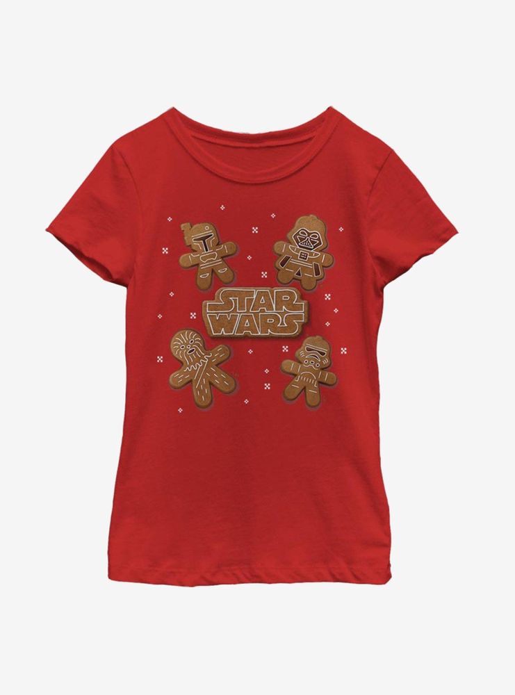 Star Wars Gingerbread Crew Youth Girls T-Shirt