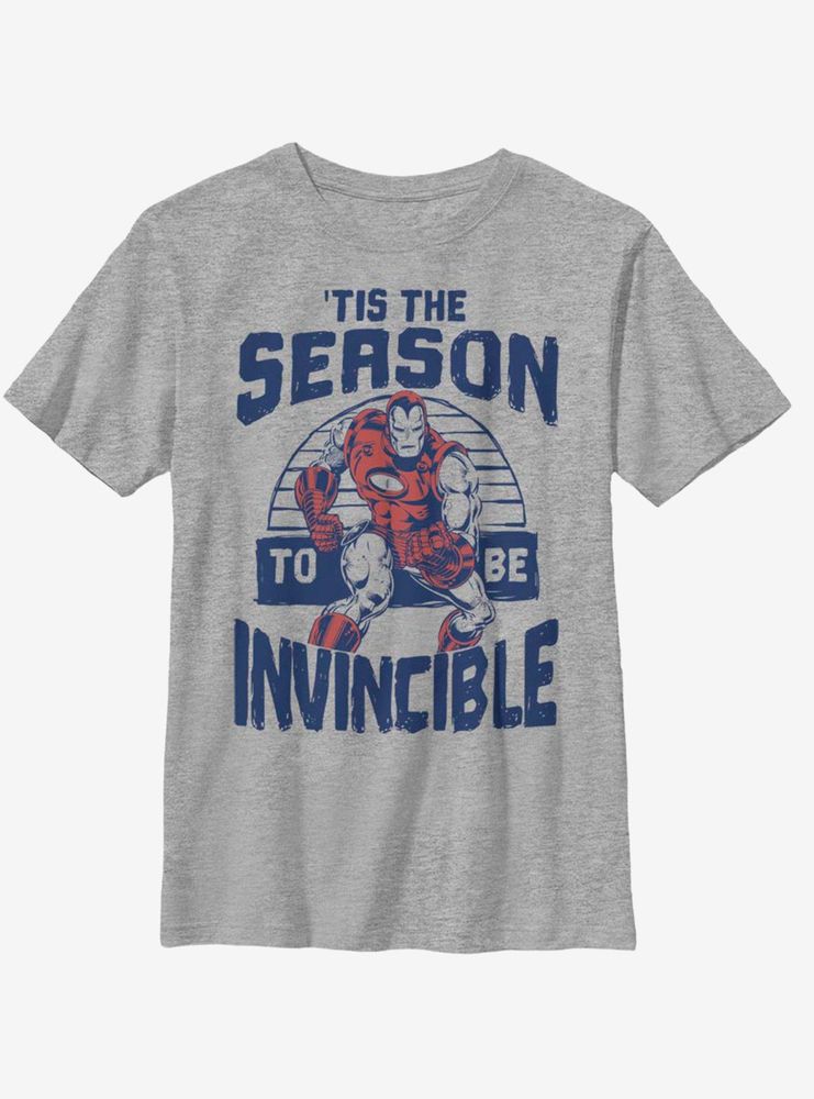 Marvel Iron Man Invincible Season Youth T-Shirt