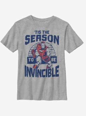 Marvel Iron Man Invincible Season Youth T-Shirt